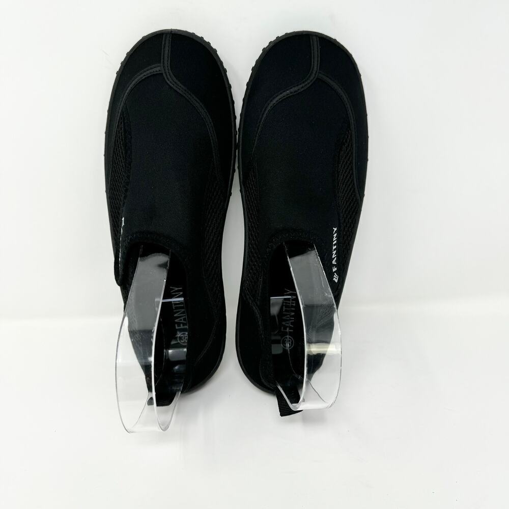 Fantiny Black Mesh Fabric Hook and Loop Closure Water Shoes Women's Size 38 US 8 - Picture 10 of 12